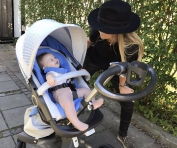Nina har testet Stokke® med terrænhjul | Baby | Testfamilien